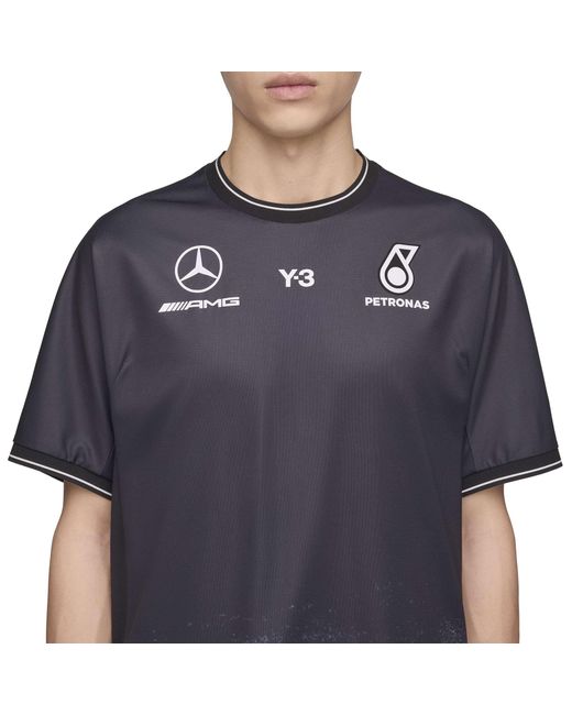Y-3 Blue F1 Amg T-Shirt for men