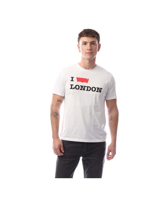 Levi's White Destination T-Shirt for men