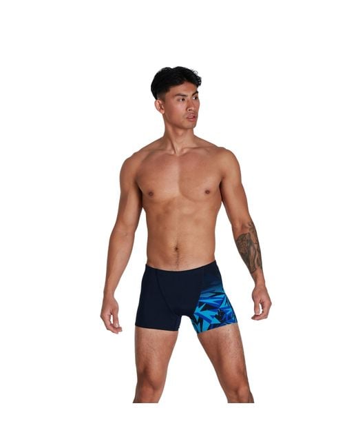 Speedo Blue Hyper Boom V-Cut Aquashort for men
