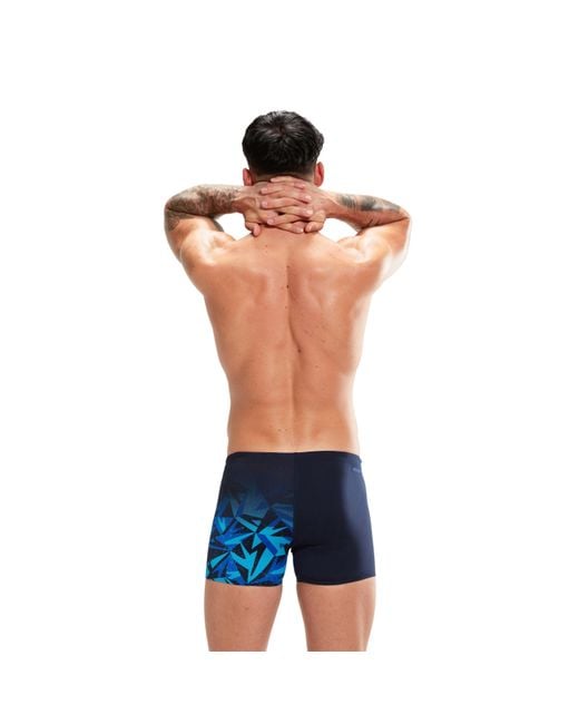 Speedo Blue Hyper Boom V-Cut Aquashort for men