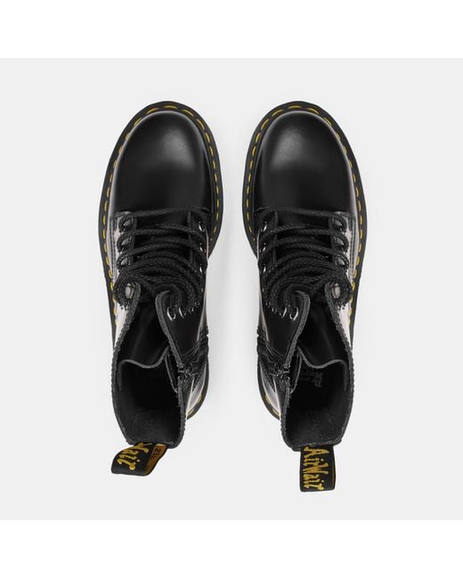 Dr. Martens Black Jadon Polished Smooth Boots