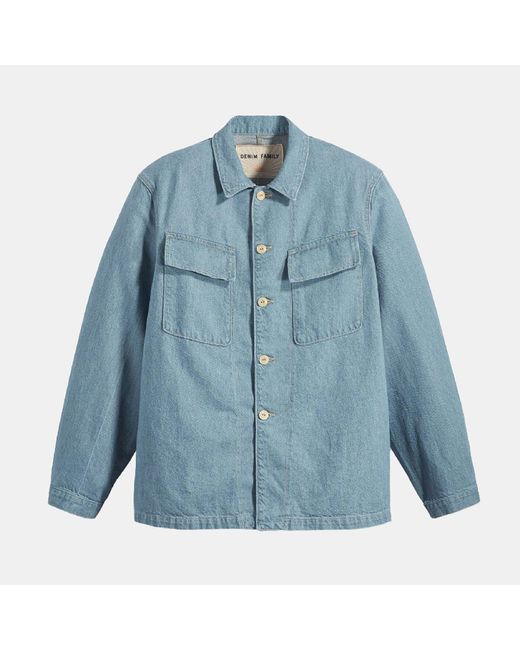 Levi's Blue Df Shacket Overshirt for men