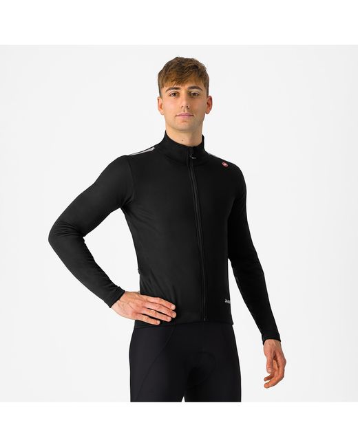 Castelli Black Weather-Resistant Performance Cycling Jacket for men