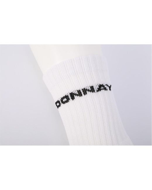 Donnay White 10 Pack Quarter Socks Plus Size 12