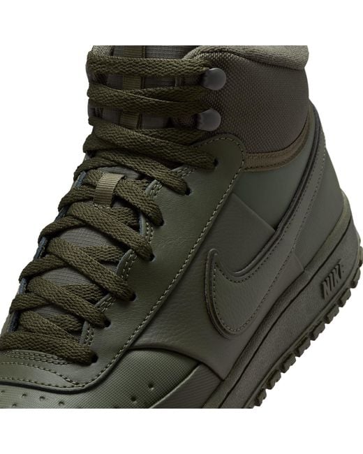 Nike Brown Court Vision Mid Next Nature for men