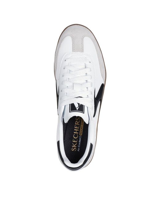 Skechers White Hotshot Low-Top Trainers