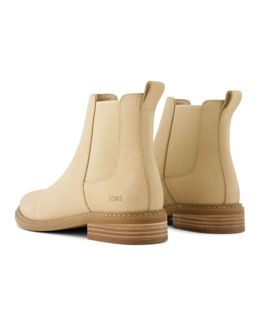 TOMS Natural Charlie Oatmeal Leather Boot
