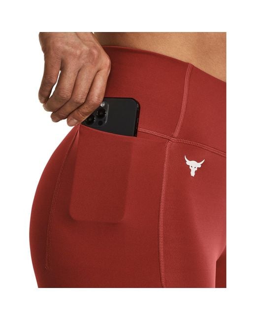 Under Armour Red Project Rock Performance Gym Legging