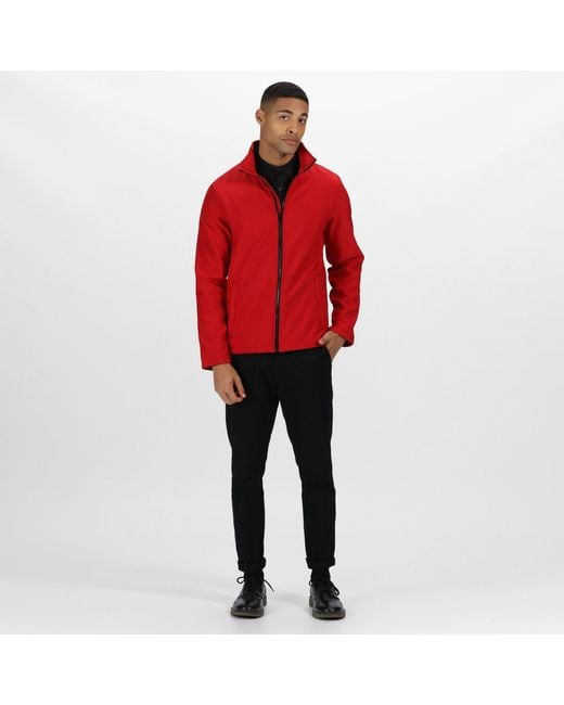 Regatta Red Ablaze Printable Softshell Jacket for men