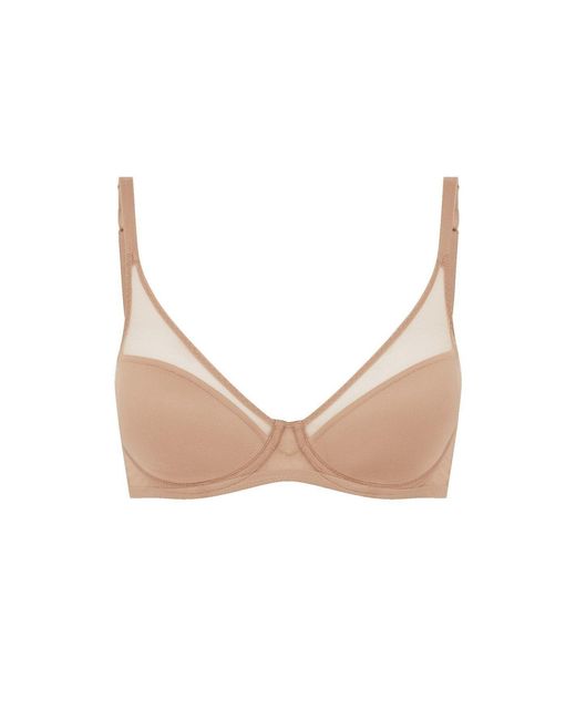 Agent Provocateur Brown Lucky Padded Plunge Underwired Bra