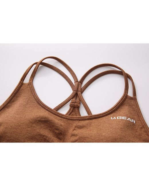 La Gear Brown Seamless Bra