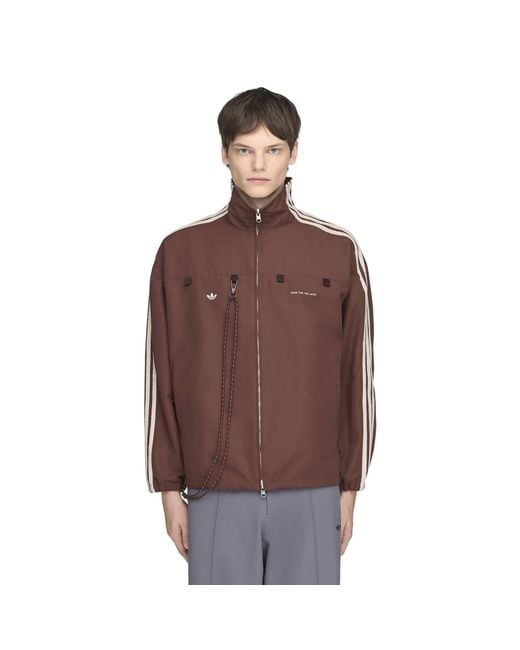 Adidas Brown 007 Track Top for men