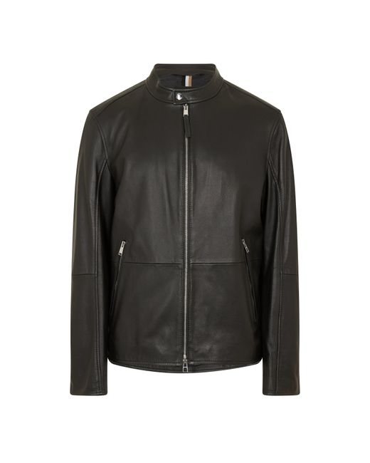 Boss Black Nokuri1 Leather Jacket for men
