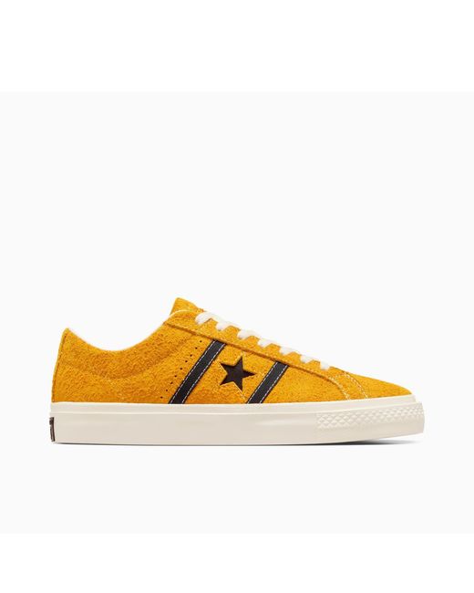 Converse Yellow Adults One Star Academy Pro Suede Skate Shoes