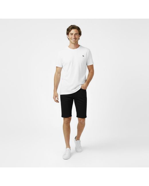 Jack Wills White Jw Sandleford T-Shirt for men