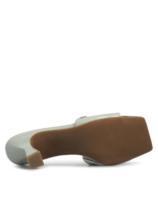 DKNY Gray Kailyn Sandal M