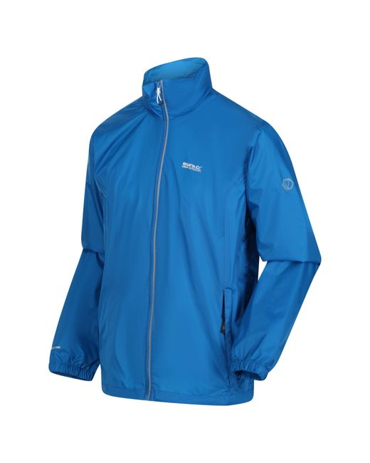 Regatta Blue Lyle Iv Waterproof Long Sleeve Jacket for men