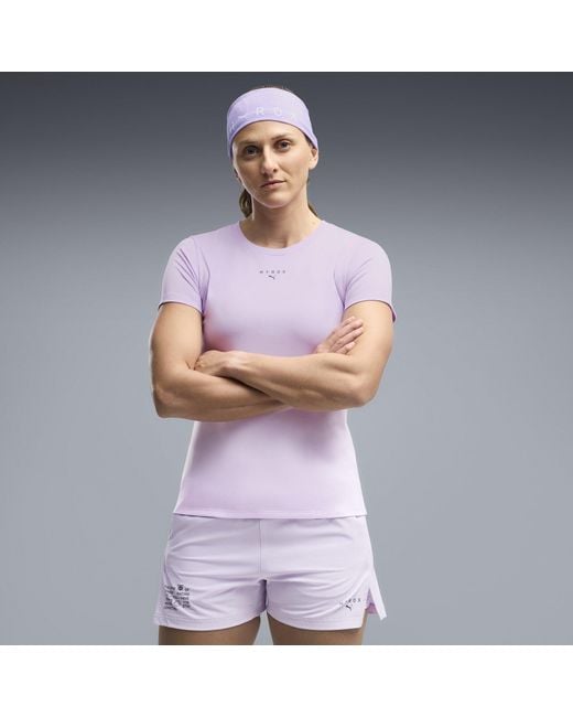 PUMA Purple Hyrox Graphic Short Sleeve T-Shirt