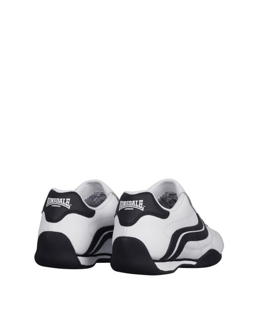 Lonsdale White Camden Slip Trainers for men