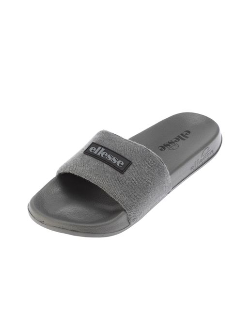 Ellesse Gray Laxxes Water Resistant Pool Sliders for men