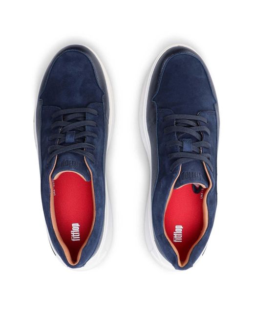 Fitflop Blue Freya Suede Sneakers