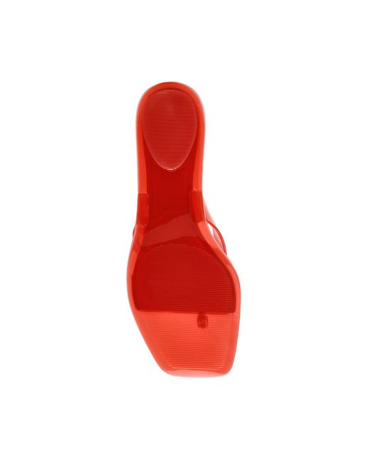 Steve Madden Red Flip Flops