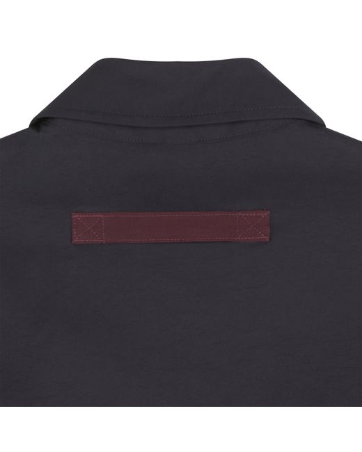 Paul Smith Blue Zipped Harrington Jacket for men