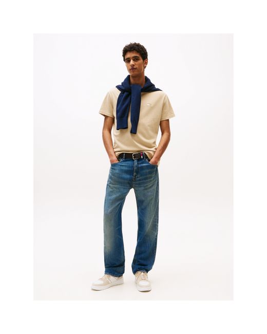 Tommy Hilfiger Natural Classic Tommy Small Badge T Shirt for men