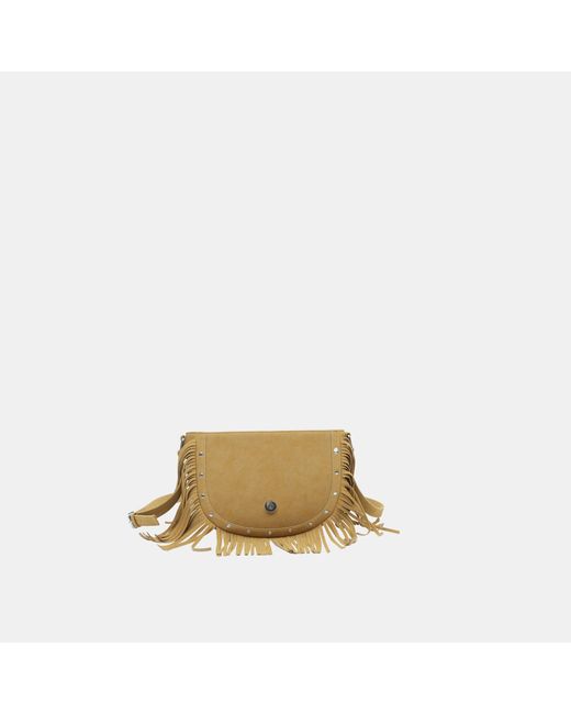 Firetrap Natural Suede Crossbody Bag