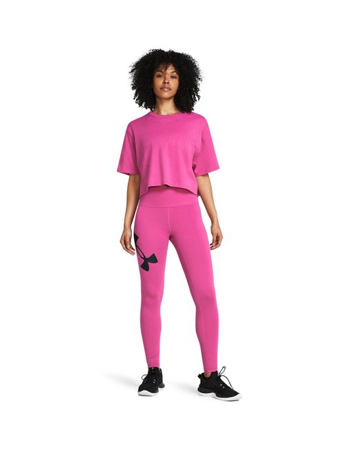 Under Armour Pink Campus Leggings Astro