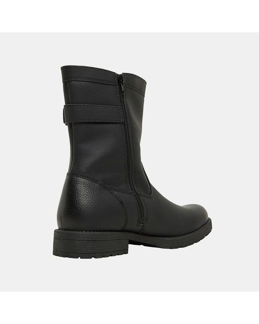 Deakins Black Deaks Chad Biker Boots for men