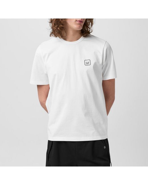 CP COMPANY METROPOLIS White T-Shirts for men