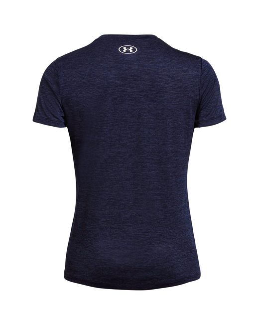 Under Armour Blue Tech Twist V-Neck Short Sleeve