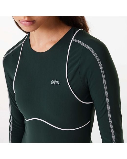 Lacoste Green X Eleven By Venus Long Sleeve Bodysuit