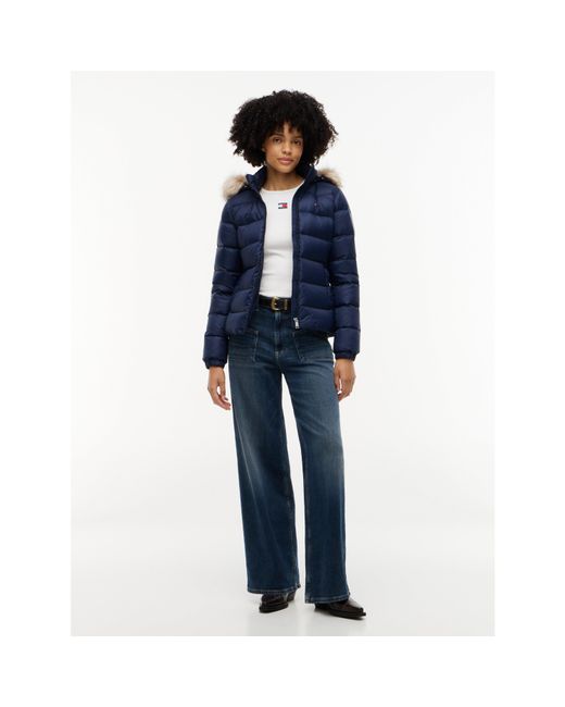 Tommy Hilfiger Blue Tjw Basic Hooded Down Jacket Ext