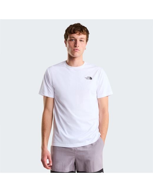 The North Face White Tnf Monte Graph Tee for men