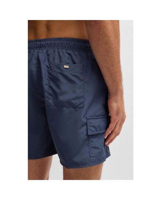 Boss Blue Quick-Drying Dive Swimshorts for men