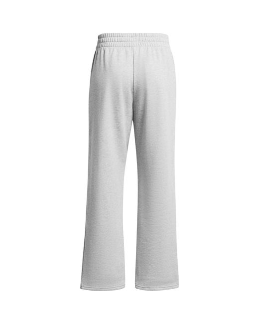 Under Armour Gray Rival Flc Straight Pant Joggers