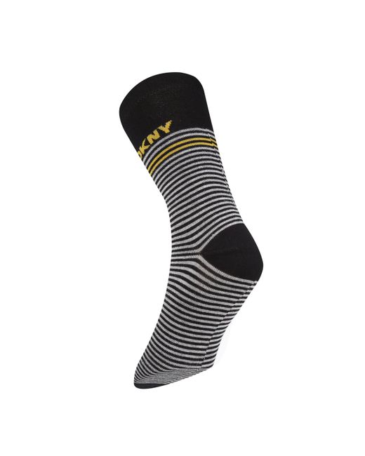DKNY Black 3 Pack Socks Walnut for men