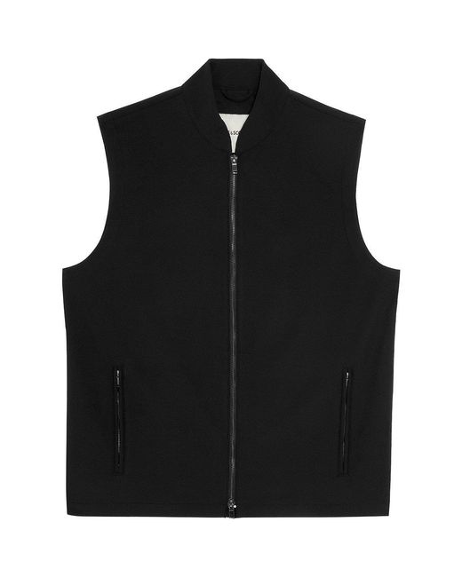 Lyle & Scott Black Softshell Gilet for men