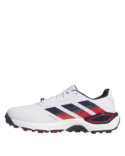 Adidas White Codechaos 27 Spikeless Golf Shoes for men