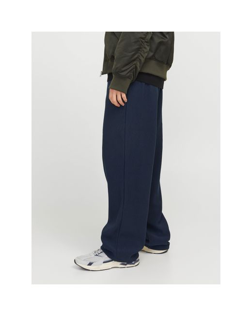 Jack & Jones Blue Lawrence Straight Leg Trouser for men