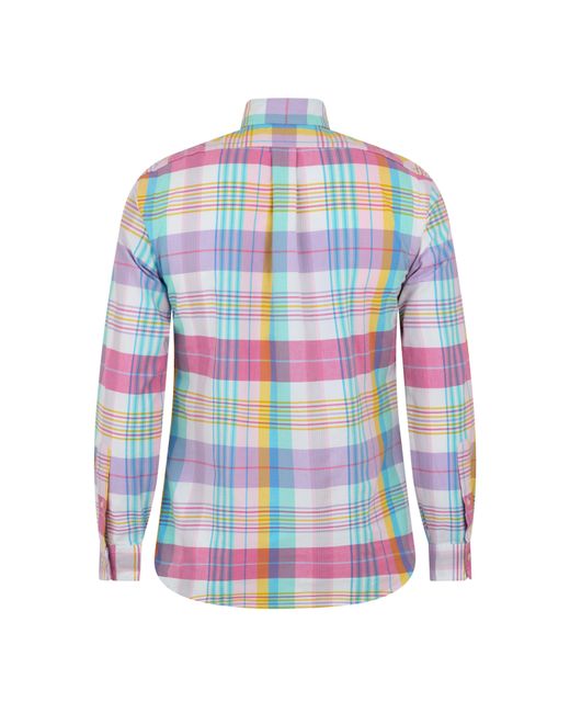 Ralph Lauren Blue Long Sleeve Oxford Shirt for men