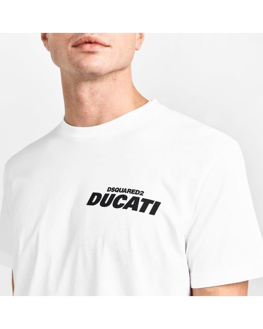 DSquared² White Slim Fit T-Shirt for men