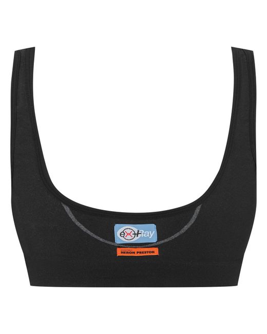 Heron Preston Black Active Sports Bra