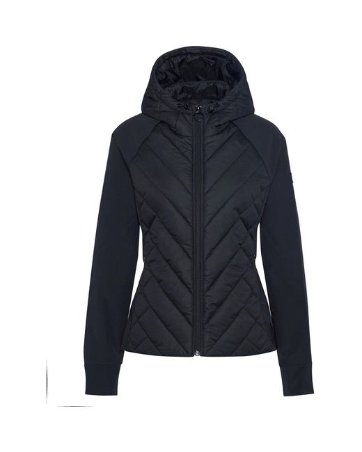 Barbour Black Dakota Quilted Sweatshirt