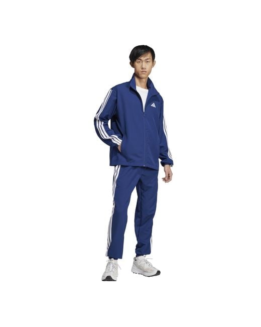 Adidas Blue M 3S Wv Tt Ts for men