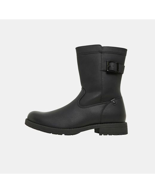 Deakins Black Deaks Chad Biker Boots for men