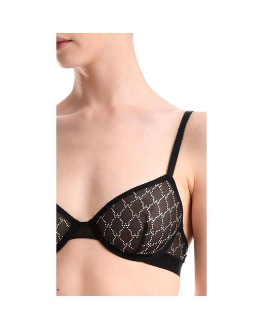 Wolford Black Seamless Non-Wired Scoop Bralette