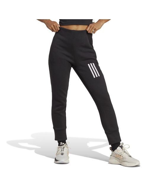 Adidas Black Mission Victory High Waist Closed Hem Poly Jogger